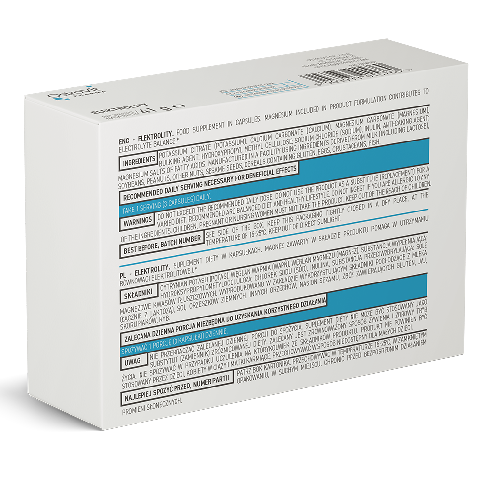 Elektrolüütidide kompleks - 60 kapslit