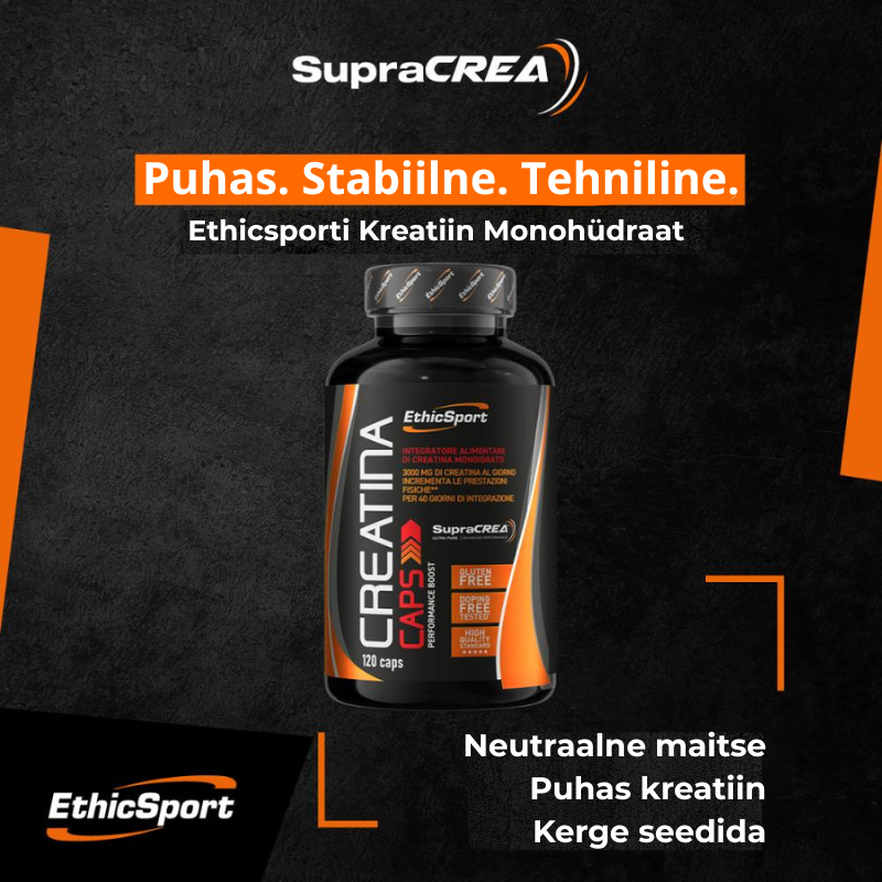 EthicSport Kreatiin Monohüdraat 120 kapslit