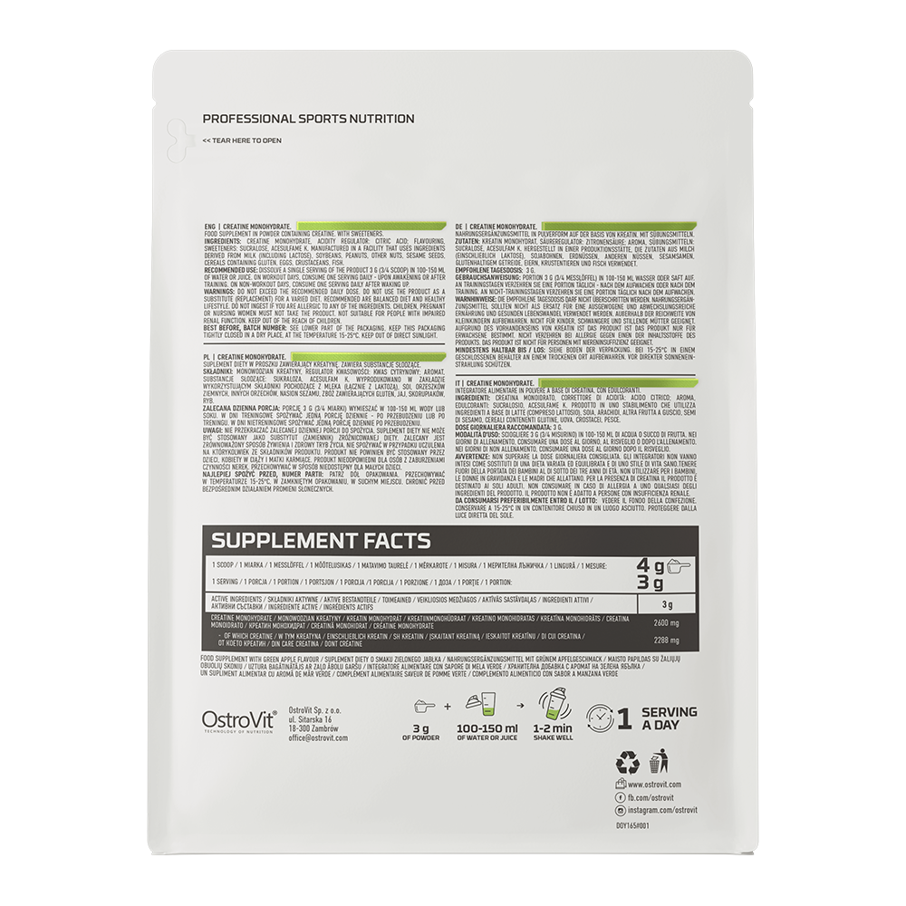 Õuna Kreatiin Monohüdraat