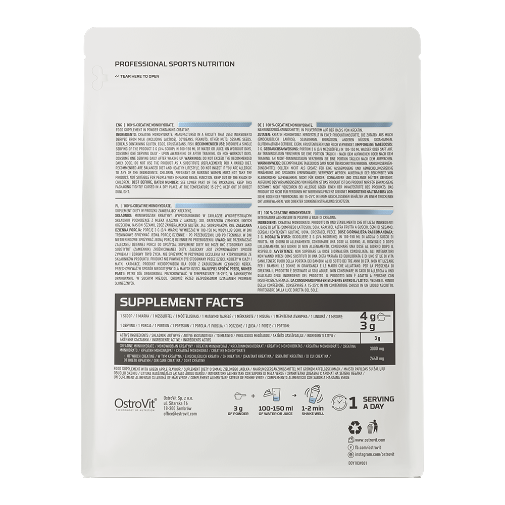 Mango Kreatiin Monohüdraat