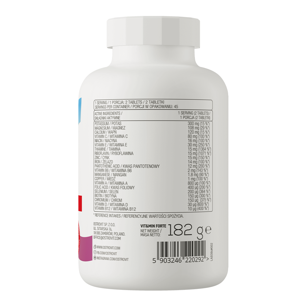 Vit&Min Forte 120 tabletti