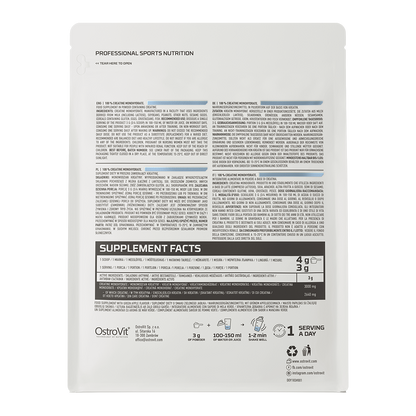 Maitsetu Kreatiin Monohüdraat