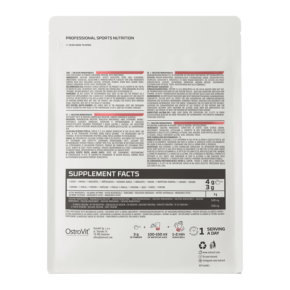 Arbuusi Kreatiin Monohüdraat